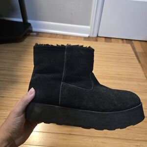 Black Suede Ankle Boots